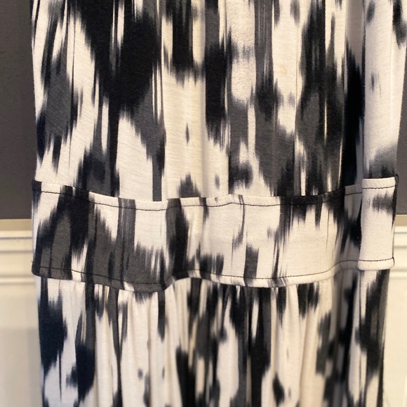 Calvin Klein Maxi Dress Slide slits, pockets - Picture 1 of 9